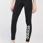 Adidas Size XS 4-6 Leggings Essentials Linear Tight Black Active Wear Women’s Photo 0