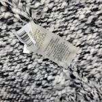 Vince Camuto Two by Chunky Knit Long Cardigan Sweater Black White Wool Blend L Photo 11