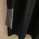 Furnex Womens Cowl Neck Tunic Blouse Sweater XXL 2XL Black & White Bust 48” Photo 2