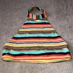 Aerie  Bikini Top Medium Striped Multi colored Photo 0