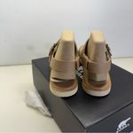 Sorel NIB Ella III Slingback Sandal Honest Beige Rose Gold Leather Strap Comfort Photo 3