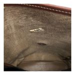 Brahmin Bucket‑Style Crossbody Bag Leather Alligator Flap Adjustable Strap Photo 5