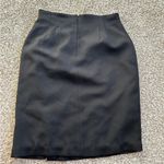 Evan Picone  Black A-Line Office Skirt Formal Neutral Size 12 Photo 1