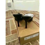 Journee Collection  Black Knot Heel Sandals size 9.5 NWB‎ Photo 4
