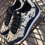 Myra Bag Rush Sneakers Fur Leather Shoes Size 7 Photo 2