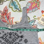 Eyeshadow  small tank geometric striped design sheer design in front comfy new Photo 3