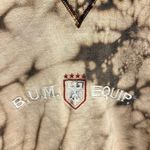 Bum Equipment Vintage 90s Bleach Dye Boxy Fit Sweatshirt Embroidered Medium M Photo 1
