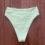 l*space NWT Court Bitsy Bikini Bottom Light Olive Pointelle Photo 3