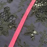 Lovers + Friends  Madea Midi Dress in Navy embroidered lace revolve sz XXS Photo 6