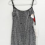 Mac Duggal  10782 Black Sleeveless Beaded Tank Mini Dress Size 2 NWD Photo 2