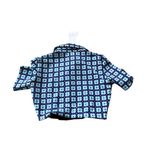 ZARA NWT  GEOMETRIC PRINT CROP POLO TOP BLOGGERS FAV FLORAL MEDIUM Photo 11