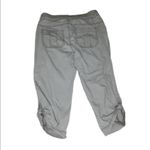 Natural Reflections Natural Reflection Khaki Lightweight High Waist Cropped Casual Capris 4 Photo 1