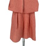 ERIN Erin Fetherston for Anthropologie Coral Cropped Look Tiered Dress size 6 Orange Photo 8