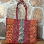 Waterproof Beach Tote brown orange red grey Photo 3