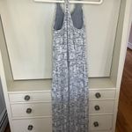 Athleta  Cressida Built-In Bra Gray White Space Dye Maxi Dress size XS Photo 2