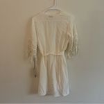 Stone Cold Fox  White Silk Lace Bridal Robe NWT Photo 8