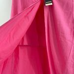 MONROW Skirt Size Extra Small Linen Blend Sarong Rosebud Pink Slit Capsule NWT Photo 11