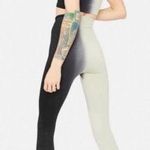 Cara Loren Two Toned Cream & Gray Crop Top & Leggings Size L Photo 1