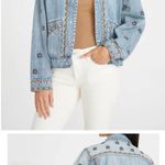 Driftwood  Women's Light Blue Embroidered Jacket Photo 1