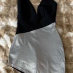 Elegant Black and Silver Women's Dress Size XS Photo 0