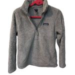 Patagonia Los Gatos 1/4 zip fleece Salt Grey S Pullover Hiking High Pile Photo 0