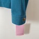 Avec Les Filles NWT ANTHROPOLOGIE Teal Corduroy Jacket Women's Large Academia Photo 6