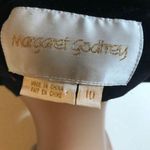 margaret godfrey black leather jacket with lace trim button front long sleeve 10 Photo 6