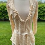 INC Cream Lace Jacket Size M Photo 0