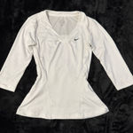 Nike White Sports  Dri-Fit Shirt  Photo 0