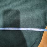 Forever 21 *5/$25 Sale* Green Rib knit mock turtleneck cropped sweater sz S Photo 2