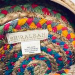 ShiraLeah Round Crossbody Bag Jute Colorful Woven Shoulder Bag Tan Photo 2