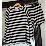 Warm Fun Stripe Hoodie Short Set Cozy Lounge Leisure Photo 0