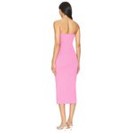 SNDYS Maia Dress in Pink Medium New Womens Strapless Knit Midi Photo 2