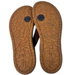 Jbu Women's Pele Leather Thong Sandals Cognac Size 9 Photo 11