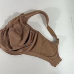 GLAMORISE 34G Bra Low Cut WonderWire Lace Bra Padded Underwire Wide Strap Brown Size undefined Photo 9