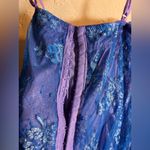 Victoria's Secret Blue and Purple Chemise Lace and Satin sexy little things 36C Photo 5