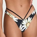 Agua Bendita ππ Roma Moss Bikini Top + Egle Moss Bikini Bottoms ~ Floral M NWT Photo 4