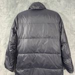 Eileen Fisher  Down Reversible Black Puffer Long Length Full Zip Coat Photo 7