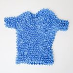 Vintage 90s Blue Bubble Popcorn Shirt Size undefined Photo 3