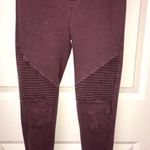 Beulah Garnet Textured Jeggings  Photo 0