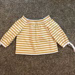 J.Crew  striped off the shoulder blouse Photo 4