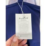 Eomenie bathing suit dress size XL blue NWT adjustable straps bra cups onepiece Photo 5
