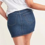 Old Navy  High-Rise Denim Skirt Medium Wash Scottie 4 Photo 2