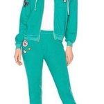 Wildfox  Knox Sweatpant in Emerald Green Photo 1