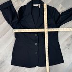 Chico's Twill Cuff Sleeve Casual Blazer Jacket Black Small 4 Photo 9