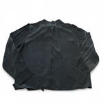 J.Crew Women’s Tie-neck Top in crepe de chine Black Size 14 NWT #CF442 Photo 3