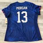 Nike NWT  USWNT Alex Morgan 13
Jersey Womens SLIM FIT Blue
DR4000-406 Size XL USA Photo 8