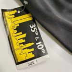 35th & 10th NWT Vintage Deadstock Black Stretch Pencil Skirt Size 1 Photo 1