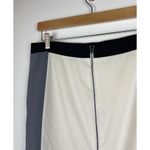 Narciso Rodriguez for Design Nation Back Zip Colorblock Lined Skirt Size 10 Photo 4