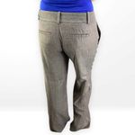 Ann Taylor  Brown Wool Flare Leg Flat Front Dress Pants Photo 2